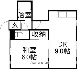 レインボーKAZU【306号室】の間取り