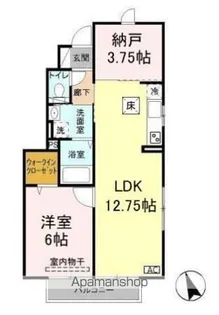 ローズコート・H C棟【1階】の間取り