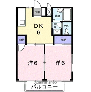 メゾンサカエ【2階】の間取り