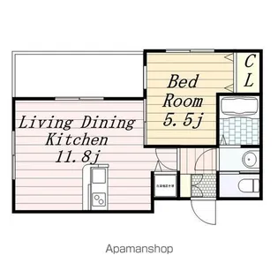 RIRIA幕張壱番館【4階】の間取り