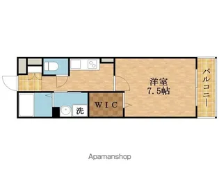モンテリブロあさひ【203号室】の間取り