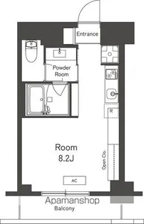 BELLEVIAGE SHINJUKU【5階】の間取り