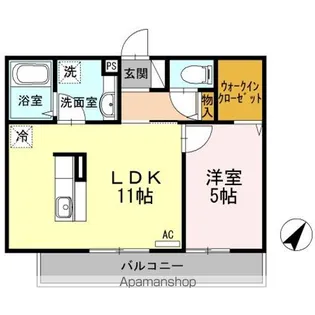 プランドール柚須駅南【3階】の間取り
