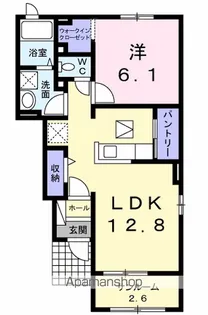 ジェルメフルールⅡ【1階】の間取り