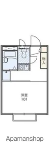 レオパレスBAN【103号室】の間取り