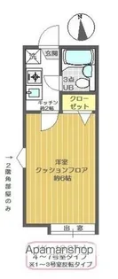 シャンブル綾瀬E【1階】の間取り
