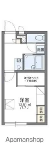 レオパレスシャンティーニュ【211号室】の間取り