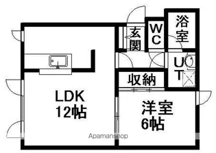 サンシティ20【105号室】の間取り