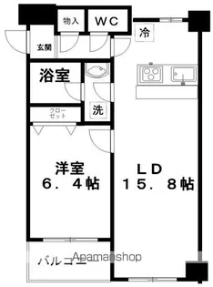 カスタリア茅場町【11階】の間取り