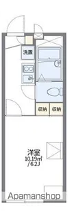 レオパレスメイプル名来【203号室】の間取り