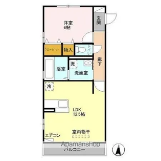 シャルマンドミール B【3階】の間取り