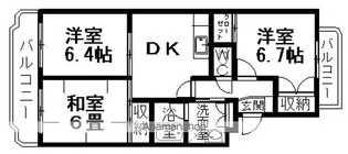 ユートピア21【1階】の間取り