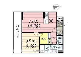 ザ・ガーデンコートハウス【1階】の間取り