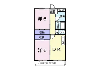 アグレアーブル【3階】の間取り