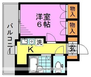 スペーシア高円寺Ⅰ【4階】の間取り