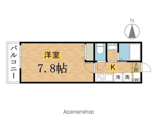大和田町NOSSAⅡ【204号室】の間取り