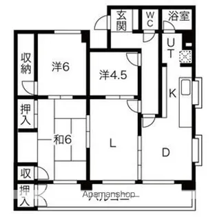 3LDKの間取り画像