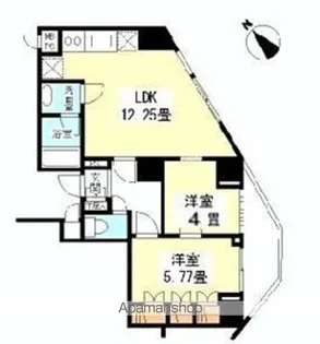 プライムアーバン目黒青葉台【1003号室】の間取り