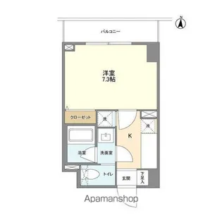 L・BASE押上SOUTH【6階】の間取り