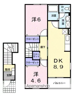 湘南ジェンテ【2階】の間取り