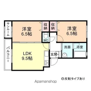 エルフメゾン東中野【3階】の間取り