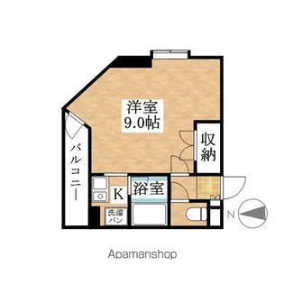 アストリー赤城【3階】の間取り