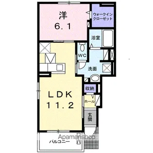 レジェンシーⅡ【1階】の間取り