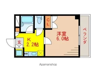ベルパレス【2階】の間取り