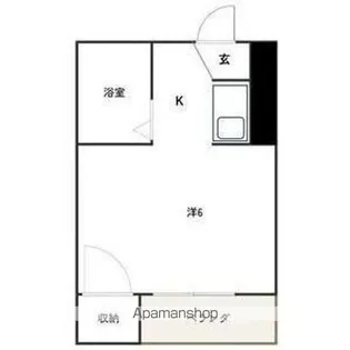 城南ビル【502号室】の間取り