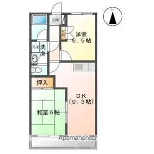 グランドパレス松井【1階】の間取り