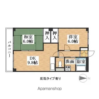 ガーデンハイツⅡ【1階】の間取り