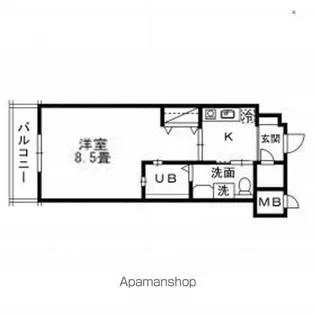 アントラ立町【402号室】の間取り