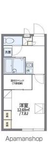 レオパレス灯【210号室】の間取り