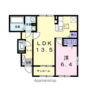 ピクレア【1階】の間取り