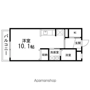 コンフォート永和台Ⅲ【102号室】の間取り