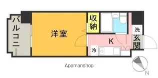 ラ・レジダンス・ド・サントゥール【204号室】の間取り