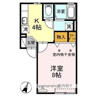 プリムローズ前田【2階】の間取り