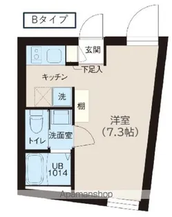 レピュア落合南長崎駅前【1階】の間取り