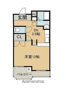 ノーブルハウス【301号室】の間取り