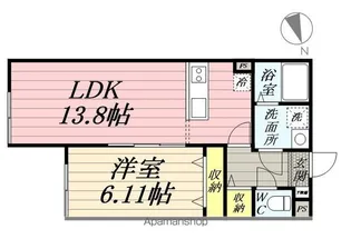 エテルノヴァローレ川越【3階】の間取り
