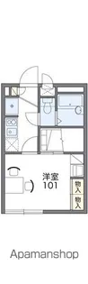レオパレスクレール【2階】の間取り