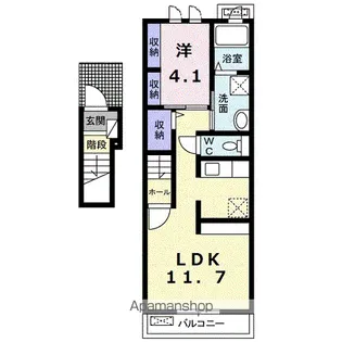 Bonito楠【2階】の間取り