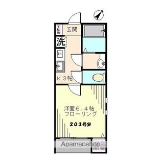 アディール川崎小田【2階】の間取り