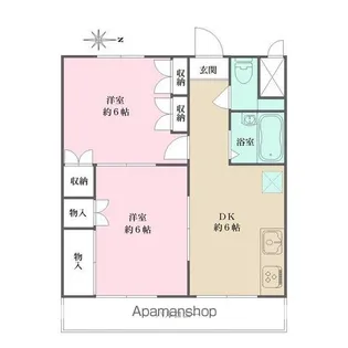 サニーハイツ【1階】の間取り
