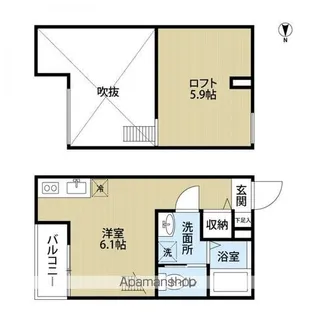 エスポワール【1階】の間取り
