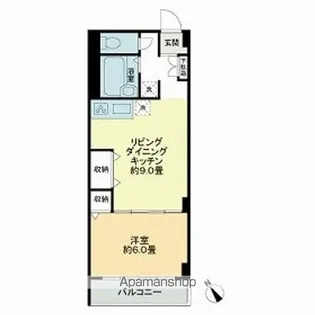 グリーンハイツ【3階】の間取り