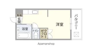 プレセランス大分【305号室】の間取り