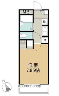 メルベーユ HAJIⅡ【2階】の間取り