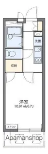 レオパレスブオーノ【205号室】の間取り