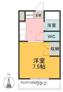 リアナ岐阜弐番館【2階】の間取り